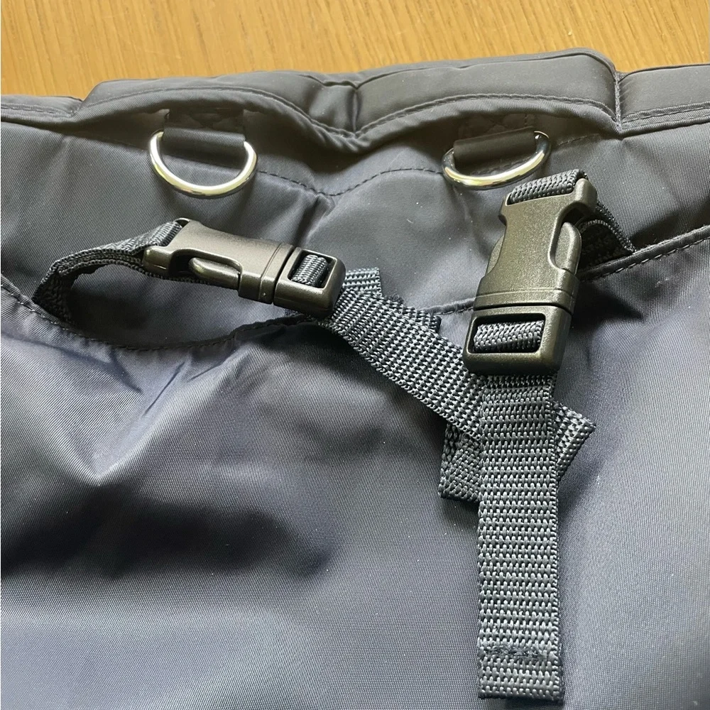 ARMANI BABY BLACK NYLON BAG